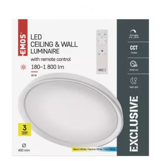 LED ugradna svjetiljka, 30W, prigušivanje, CCT promjena