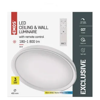 LED ugradna svjetiljka, 30W, prigušivanje, CCT promjena