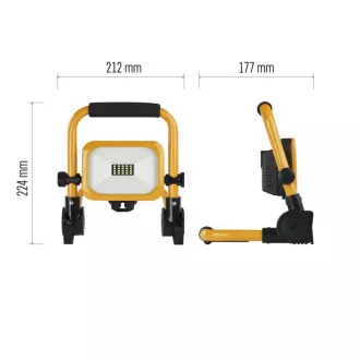 EMOS PRIJENOSNO PUNJENJE LED REFLEKTOR ACCO 10W, 1000LM, IP54 EMOS PRIJENOSNO PUNJENJE LED REFLEKTOR ACCO 10W, 1000LM, IP54