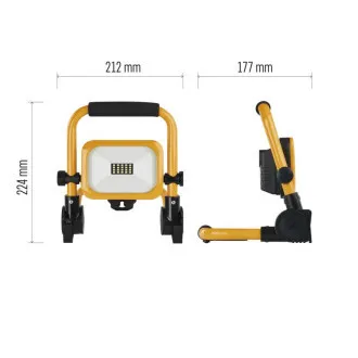 EMOS PRIJENOSNO PUNJENJE LED REFLEKTOR ACCO 10W, 1000LM, IP54 EMOS PRIJENOSNO PUNJENJE LED REFLEKTOR ACCO 10W, 1000LM, IP54