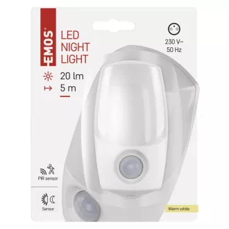 EMOS LED noćno svjetlo P3318, PIR + noćni senzor EMOS LED noćno svjetlo P3318, PIR + noćni senzor