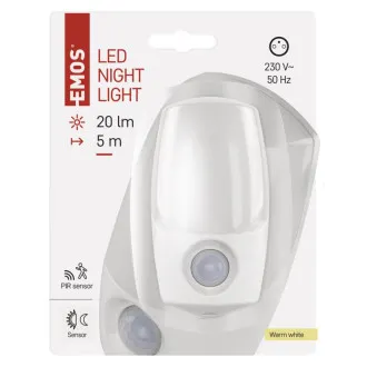 EMOS LED noćno svjetlo P3318, PIR + noćni senzor EMOS LED noćno svjetlo P3318, PIR + noćni senzor