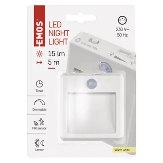 EMOS LED noćno svjetlo P3319, PIR + noćni senzor EMOS LED noćno svjetlo P3319, PIR + noćni senzor