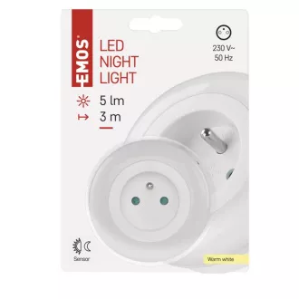 EMOS LED Noćno svjetlo P3320, noćni senzor EMOS LED Noćno svjetlo P3320, noćni senzor
