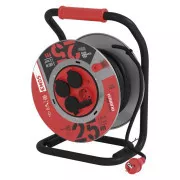EMOS BUBANJ METALNI 25M;4Z;1.5MM,GUMA/GUMA
