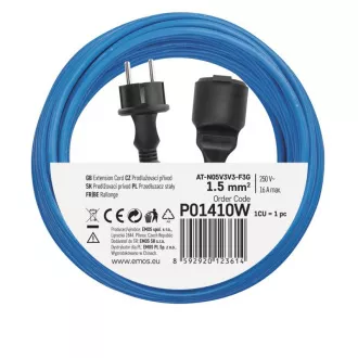 EMOS PRODUŽITELJ 1 OD 10M 1.5MM KABELA PROTIV SMRZAVANJA