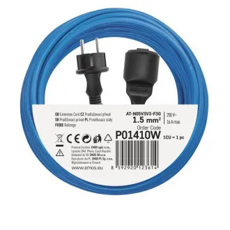EMOS PRODUŽITELJ 1 OD 10M 1.5MM KABELA PROTIV SMRZAVANJA EMOS PRODUŽITELJ 1 OD 10M 1.5MM KABELA PROTIV SMRZAVANJA