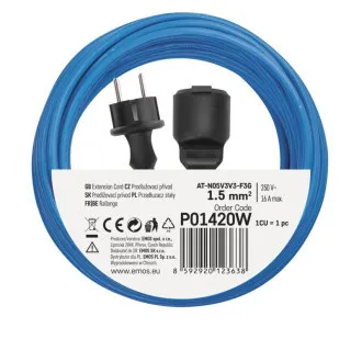 EMOS PRODUŽITELJ 1 OD 20M 1.5MM KABELA PROTIV SMRZAVANJA