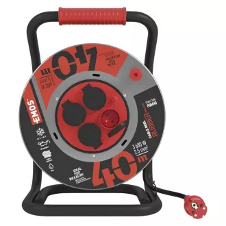 EMOS BUBANJ METAL. 4 OD 40M 2.5MM GUMICA/NEOPREN