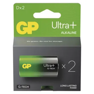 GP Alkalna baterija ULTRA PLUS D (LR20) - 2 kom
