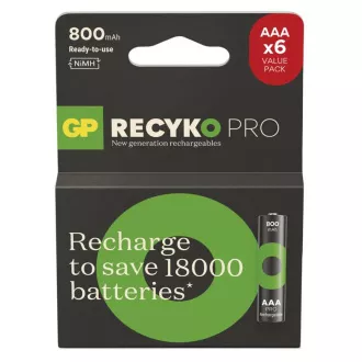 GP palica za punjenje. ReCyko Pro AAA (HR03) 800mAh- 6 kom