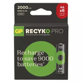 GP palica za punjenje. ReCyko Pro AA (HR6) 2000mAh - 6 kom