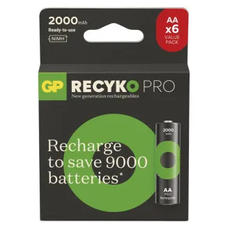GP palica za punjenje. ReCyko Pro AA (HR6) 2000mAh - 6 kom