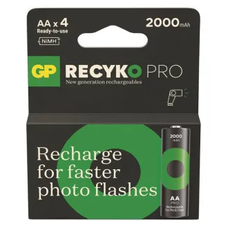 GP punjiva ReCyko Pro foto bljeskalica AA 2000mAh-4kom GP punjiva ReCyko Pro foto bljeskalica AA 2000mAh-4kom