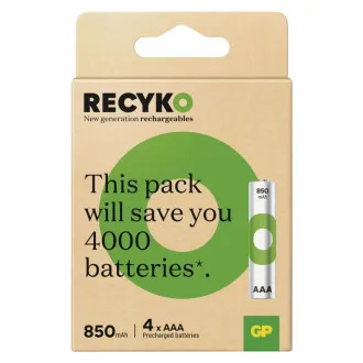 GP Punjiva baterija ReCyko 850 AAA (HR03)-4 kom GP Punjiva baterija ReCyko 850 AAA (HR03)-4 kom
