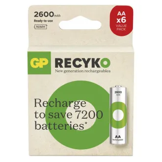 GP palica za punjenje. ReCyko 2600 AA (HR6) - 6 kom