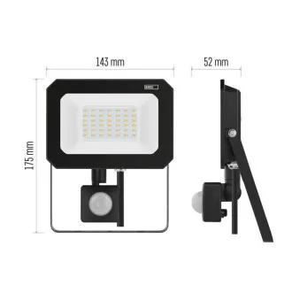 EMOS LED REFLEKTOR SIMPO 30W, 3000Lm, 4000K, PIR EMOS LED REFLEKTOR SIMPO 30W, 3000Lm, 4000K, PIR