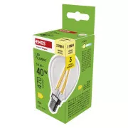EMOS LED FLM MINI GL 3.4W(40W) 470lm E14 WW
