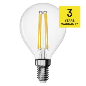 EMOS LED FLM MINI GL 3.4W(40W) 470lm E14 WW