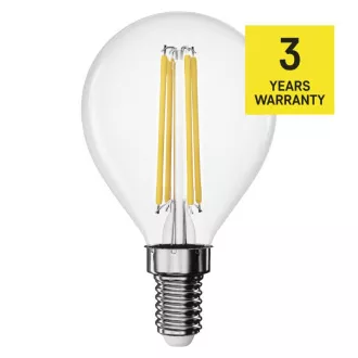 EMOS LED FLM MINI GL 3.4W(40W) 470lm E14 NW
