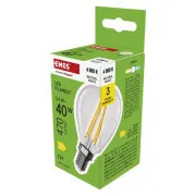 EMOS LED FLM MINI GL 3.4W(40W) 470lm E14 NW