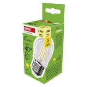 EMOS LED FLM MINI GL 3.4W(40W) 470lm E27 WW