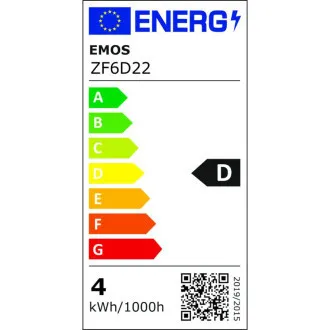 EMOS LED FLM MINI GL 3.4W(40W) 470lm E27 WW