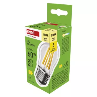 EMOS LED FLM MINI GL 5.9W(60W) 806lm E27 WW