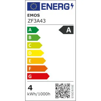 EMOS LED FLM SVIJEĆA 3.8W(60W) 806lm E14 NW A KLASA EMOS LED FLM SVIJEĆA 3.8W(60W) 806lm E14 NW A KLASA