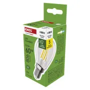 EMOS LED FLM MINI GL 3.8W(60W) 806lm E14 NW A CLAS