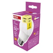 EMOS LED CLS A60 5.8W(50W) 645lm E27 WW