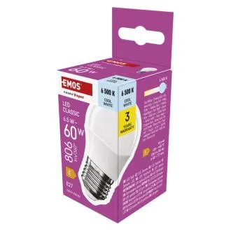 LED CLS MINI GLOBE 6.5W(60W) 806lm E27 CW LED CLS MINI GLOBE 6.5W(60W) 806lm E27 CW