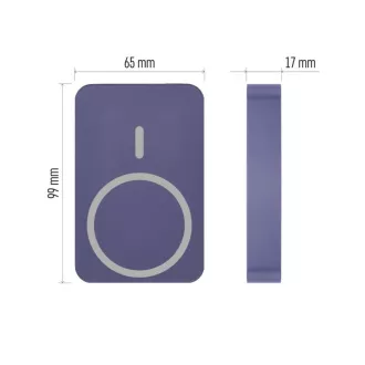 EMOS POWERBANK WI 1046, bežično punjenje 20W, 10.000mAh, PLAVA, 1xUSB-C