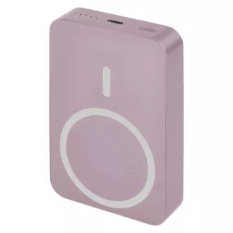 EMOS POWERBANK WI1046, bežično punjenje 20W, 10.000mAh, BOJA OD LOSOSA, 1xUSB-C
