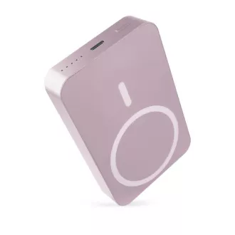 EMOS POWERBANK WI1046, bežično punjenje 20W, 10.000mAh, BOJA OD LOSOSA, 1xUSB-C