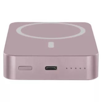 EMOS POWERBANK WI1046, bežično punjenje 20W, 10.000mAh, BOJA OD LOSOSA, 1xUSB-C