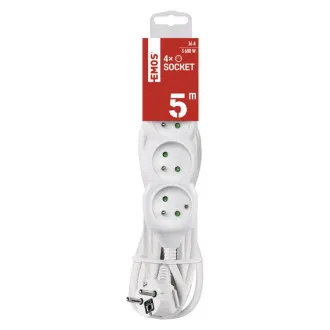 EMOS produžni kabel 4z/5m 1,5 mm EMOS produžni kabel 4z/5m 1,5 mm