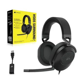 CORSAIR HS65 SURROUND/7.1/Jack/Žica/Crna