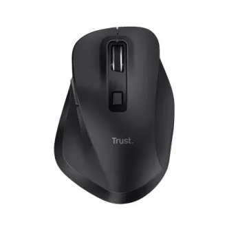 Trust Fyda bežični miš za više uređaja/uredski/optički/za dešnjake/2400 DPI/USB+BT/crni