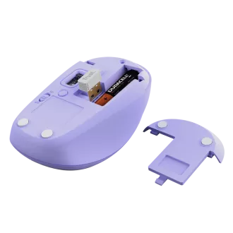 TRUST Yvi+ Multi-Device/Office/Optical/1600 DPI/USB+BT/Purple