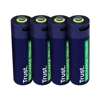 TRUST USB-C PUNJIVE BATERIJE 4P - AA TRUST USB-C PUNJIVE BATERIJE 4P - AA