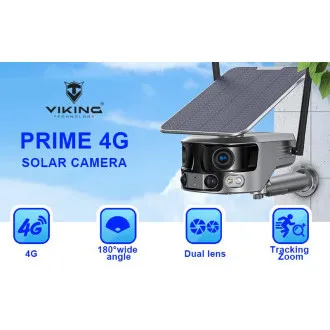 Solarna kamera Viking PRIME-4G/18000mAh/noćni vid u boji/IP66/aplikacija/Android/iOS
