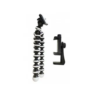 VIKING Tripod 4D putni tronožac/duljina 25,5 cm/fleksibilna, izdržljiva guma/maks. nosivost 2 kg/stezni vijak 1/4"