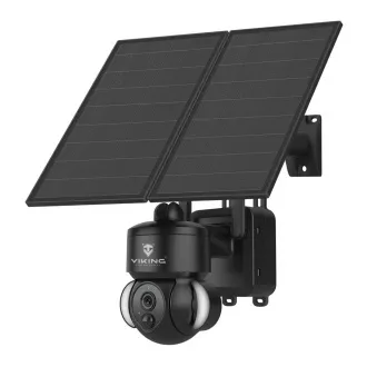 Solarna HD kamera Viking HDs03 4G/20000mAh/noćni vid u boji/IP66/aplikacija/obavijesti/crna