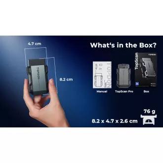 TOPDON dijagnostički uređaj TopScan Pro/OBD 2 funkcije/13 posebnih funkcija/Android/iOS/aplikacija