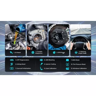 TOPDON dijagnostički uređaj TopScan Pro/OBD 2 funkcije/13 posebnih funkcija/Android/iOS/aplikacija