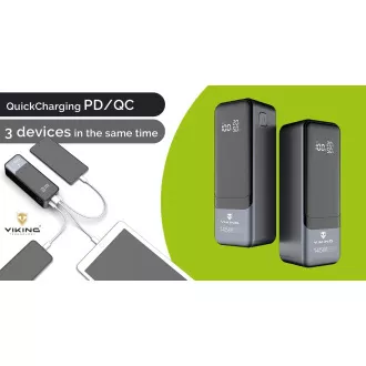 Viking PN-964PD 27000 mAh/Izlaz: 1xUSB-A, 2xUSB-C/Ulaz: 2xUSB-C/LED zaslon