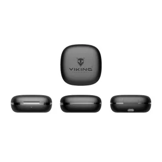 Bežične Bluetooth slušalice Viking V49/BT/Bežične/Crne