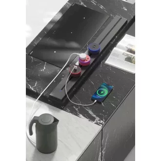 Modul utičnice Viking A40SB, srebrno-crni/izlazi - 1xAC/snaga do 2500W/230V,16A,50Hz/Tip utičnice