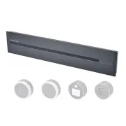 Utičnica - ugradbena Viking LZ40G/230V,50Hz/duljina 40cm/siva/do 5 modula/IP20/aluminij/ugradbena